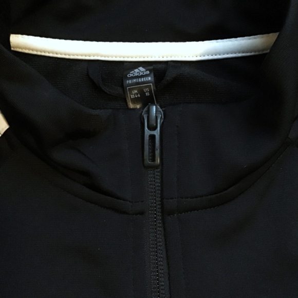 Adidas Women’s Primegreen Essentials Warm up Slim 3-stripes track jacket–size XS - Picture 5 of 8